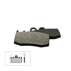 Pastillas de Freno Delanteras para Motocicleta de <span class=keywords><strong>1200</strong></span> CC de Bajo Polvo para <span class=keywords><strong>BMW</strong></span> R1200GS R1200 <span class=keywords><strong>GS</strong></span> R <span class=keywords><strong>1200</strong></span> <span class=keywords><strong>GS</strong></span> Adventure Rallye 2005-2011/2007 2012 2006-2009 - Product Image 4