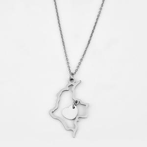 Collier en acier inoxydable avec chaîne à maillons en forme de cœur pour maman et enfant - <span class=keywords><strong>Je</strong></span> serai toujours ta petite fille et tu seras toujours <span class=keywords><strong>mon</strong></span> ange - Cadeau - Product Image 1