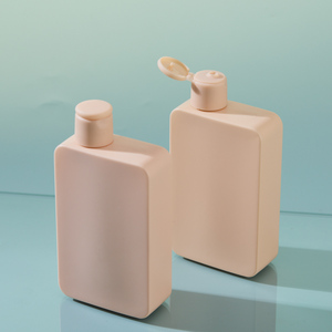 Nueva Llegada: Botella de Plástico PET PP con Bomba para Loción, 200ml 300ml, Pared Gruesa, Cuerpo Cuadrado Transparente/Ámbar para Champú y Sérum para el Cuidado de la Piel - Product Image 4