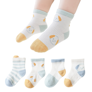 Bonne qualité yunshan printemps été bébé chaussettes maille mince coton bébé<span class=keywords><strong>s</strong></span> nouveau-né classe a désossé enfants garçons et filles - Product Image 2