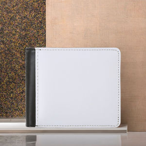 Cartera de Mano Corta de Cuero PU para Hombre, Marca Wriza, para Sublimación, Personalizable con Impresión por Transferencia de Calor y Regalos Personalizados - Product Image 2