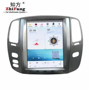 ZF-1305G Android แนวตั้งหน้าจอนำทาง Gps สำหรับโตโยต้าสำหรับแลนด์ครุยเซอร์100สำหรับเล็กซัส Lx470รถเครื่องเล่นดีวีดี