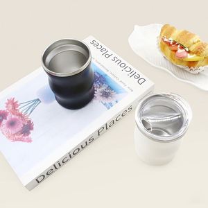 Vaso Térmico Mini de Acero Inoxidable de 150ml (5oz) con Asa y Tapa, Exterior de PP, Reutilizable, para Yerba Mate, Café o Cerveza - Product Image 4