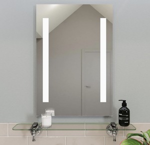 230V Frameless Infrared Mirror Heating Panel 500Watt Carbon Crystal <b>Sensor</b> LED Fast <b>Bathroom</b> Heating Overheat Glass Ceiling - Product Image 4