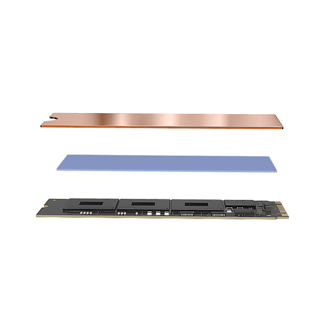 copper heatsink ssd M.2 NGFF 2280 SSD Thermal Pad Cooler Radiator 70x20x0.5/1.5/2.0/3.0/4.0mm