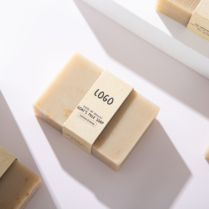 <b>Oatmeal</b> Honey Goat's Milk <b>Soap</b> Handmade Facial Cleansing Bar for All Skin Types Custom Logo - Product Image 1