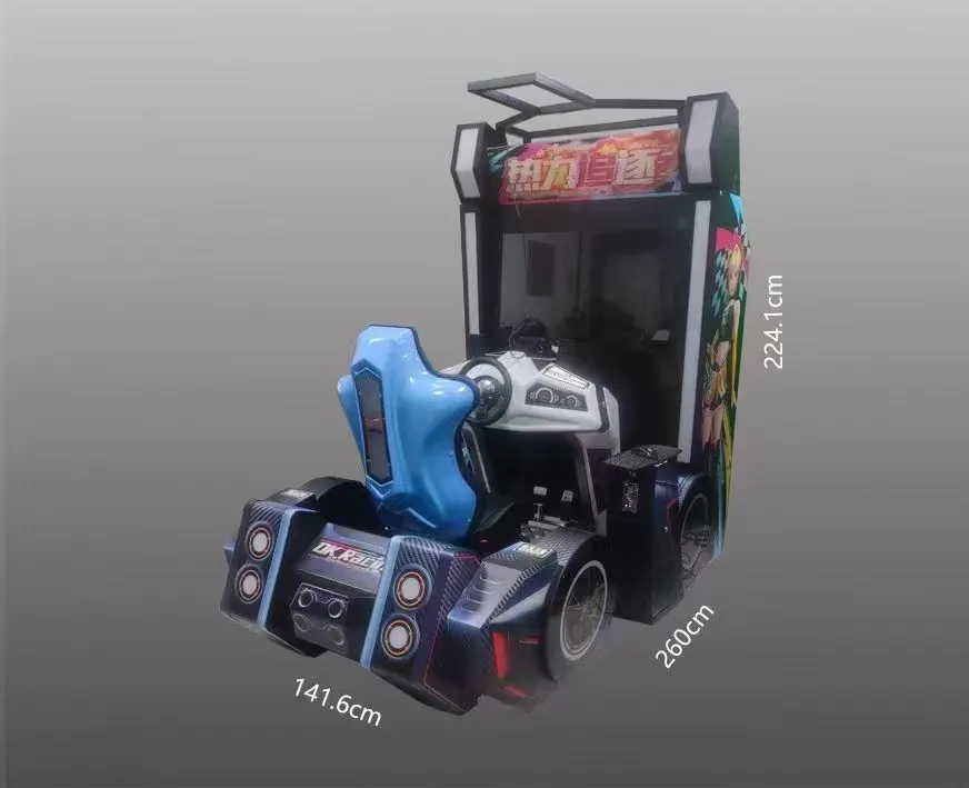 VR 3D รถแข่งจำลอง2022กำไรสูงขับรถจำลองการแข่งรถเครื่องวิดีโอเกมสำหรับศูนย์เกม