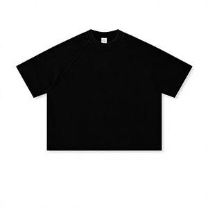T-shirt Homme de Haute Qualité en Gros Personnalisé 100% Coton Vierge Coupe Ample et Épaisse Style Streetwear Décontracté - Product Image 5