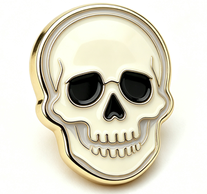 <b>Custom</b> Enamel Metal <b>Keychain</b> Skull Key Ring Alloy Key Holder Halloween Gift Bulk - Product Image 3