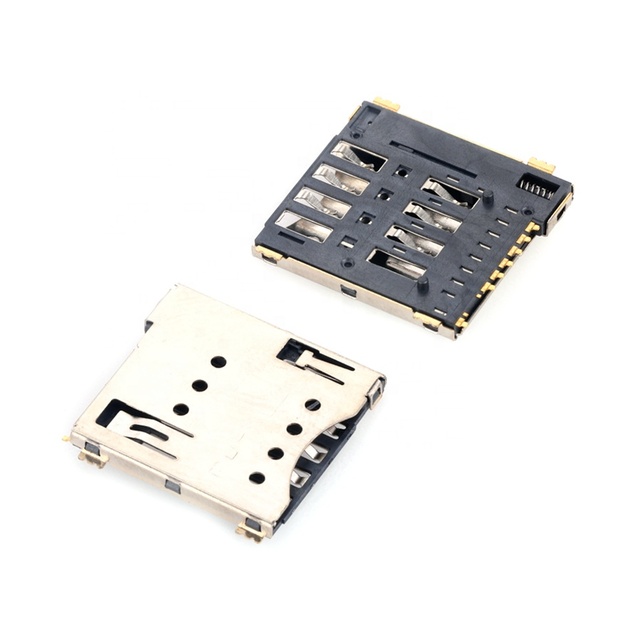 MUP sim card connector 6P micro sim card reader for Smart meter pos gps SIM Card holder PCB Hot sale in India Turkey Thailand VN