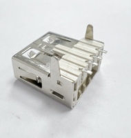 Conector USB AF Hembra Tipo A del Fabricante con Contactos de Cobre DIP de 2 Pines, Carcasa de Acero Inoxidable para Montaje en Panel PCB, 1.5A 30V