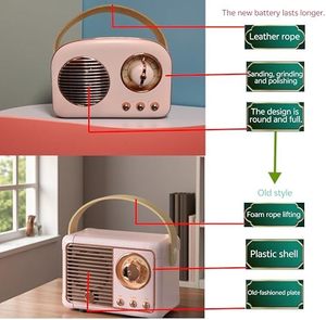 Màu xanh lá cây Retro cho loa Bluetooth có cổng <span class=keywords><strong>USB</strong></span> cho rạp hát tại nhà Du lịch ngoài trời & Quà tặng trang trí cho các cô gái tuổi teen Phụ nữ - Product Image 5