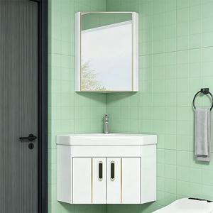 <span class=keywords><strong>Meuble</strong></span>-lavabo mural élégant et abordable <span class=keywords><strong>pour</strong></span> <span class=keywords><strong>salle</strong></span> <span class=keywords><strong>de</strong></span> <span class=keywords><strong>bain</strong></span>, grande capacité <span class=keywords><strong>de</strong></span> rangement, idéal <span class=keywords><strong>pour</strong></span> la famille, avec armoire miroir - Product Image 6