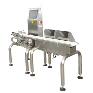 <span class=keywords><strong>Online</strong></span> Dynamic Weighing Scale Machine Steel Conveyor Verifique Weigher para a Indústria Alimentar Função Display Digital - Product Image 6