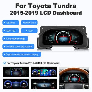 หน้าปัดดิจิตอล NaviHua รุ่นใหม่ ขนาด 12.3 นิ้ว ระบบ Linux รองรับ Carplay พร้อมมาตรวัดความเร็วแบบ LCD สำหรับรถยนต์ Toyota Tundra ปี 2015-2019 - Product Image 2