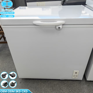 Congelador Horizontal de Gran Capacidad de 200L con Apertura Superior y Cerradura de Seguridad, Congelador Doméstico Profundo con Puerta Corredera de Vidrio y Cesta de Alambre, OEM/ODM - Product Image 2