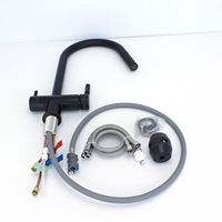 Robinet de cuisine extractible 3 voies en acier inoxydable 304 sans plomb pour eau potable filtrée par osmose inverse