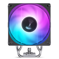 Jonsbo CR-1000EVO CPU refroidisseur de refroidissement par air nickelé 4 caloducs effet de lumière colorée ventilateur PWM multi-plateforme