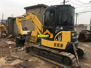 Excavadora Hidráulica Mini Usada Komatsu PC55MR de 5 Toneladas, con Motor, Bomba, PLC y Caja de Cambios, de Segunda Mano, para Movimiento de Tierras - Product Image 3