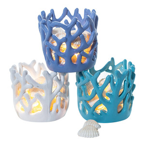 Lampe décorative en forme de corail, lumière LED, résine, décoration d'intérieur pour bureau, entrée, hôtel - Product Image 4