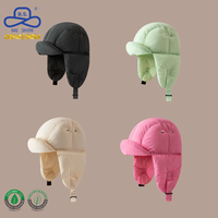 Gorro de Trapper Acolchado Personalizado OEM con Orejeras, Correa para la Barbilla, Resistente al Viento, para Exteriores, Unisex, Venta al por Mayor, 4 Colores