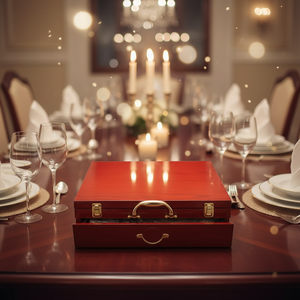 Ensemble de couverts en or/argent en gros, 72/84 pièces, pour dîners de 12 personnes/cadeaux d'affaires - Product Image 3