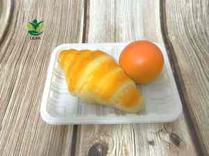 <span class=keywords><strong>Precio</strong></span> de fábrica de 7 pulgadas, almidón de maíz desechable, bandeja rectangular biodegradable, placa de almidón desechable biodegradable para frutas - Product Image 2