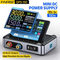 Fuente de Alimentación CC Mini FNIRSI DPS-150, Ajustable, Programable por CNC, Regulada, de 0-150W