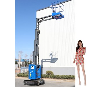 Échafaudage vertical en alliage d'aluminium pour les industries Plate-forme élévatrice télescopique à mât unique - Product Image 4