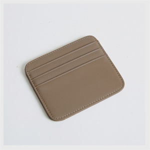 Portefeuille ultra-fin et léger en cuir véritable, mini <span class=keywords><strong>porte</strong></span>-cartes <span class=keywords><strong>de</strong></span> crédit multi-cartes pour un usage quotidien unisexe - Product Image 2