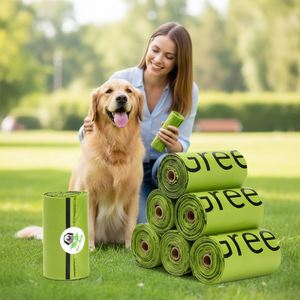 Bolsas Biodegradables para Excremento de Perro, Venta al por Mayor, Compostables, con Logotipo Personalizado, Directo de Fábrica, Ecológicas, Múltiples Colores - Product Image 1