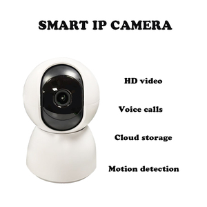 स्मार्ट ip कैमरा 360 ° निगरानी, बिना मृत छोर के जिम्बल निगरानी समय पर वायरलेस वाई-फाई गति डिटेक्शन अलार्म कैमरा - Product Image 2