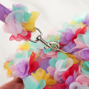 Joymayパーソナライズされたxxs小型犬ハーネスドレスセクシーなペットの豪華なフローラルチェストストラップファンシーハーネス小型犬用 - Product Image 6