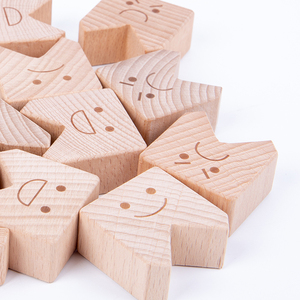 The New Products About Wooden Expression Face Building Blocks of an Other Educational Toys Other Block Toys With Ce Cpc - Product Image 6