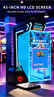 Machine de boxe à monnayeur double mode pour centre de jeux et salle de sport