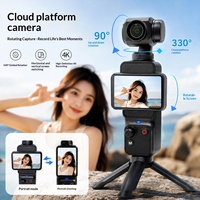 Kamera Aksi Genggam WiFi 2.7K HD Perekam Video Foto Pengenal Wajah Cerdas Hemat Daya Otomatis Slot Kartu TF