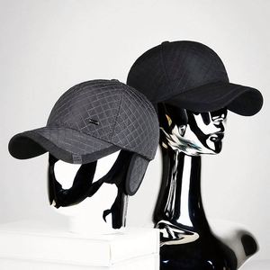 Gorra de Béisbol de Invierno para Hombre, Gorro Cálido con Protección para las Orejas, Gorra de Béisbol para Personas de Mediana Edad y Mayores para Actividades al Aire Libre - Product Image 4