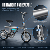 Vélo électrique pliable sur commande, avec assistance à 25 km/h, certificats internationaux, livraison rapide, service OEM ODM