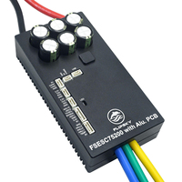 Flipsky FSESC 75200, PCB de Aluminio, 84V 200A, ESC de Alta Corriente Basado en VESC para Tabla de Surf Eléctrica E-Foil, Robot Subacuático