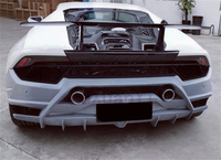 Ventes directes d'usine de couverture de pare-chocs arrière de style P en fibre de carbone et kit de carrosserie de becquet arrière pour kit de carrosserie Lamborghini LP580 LP610
