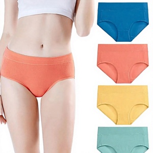 Culottes pour femmes adultes taille haute en coton tricoté 100% écologique, respirantes, douces et confortables – Vente en gros pour usage quotidien - Product Image 1