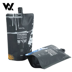 Envase Doypack con Boquilla Vertical, Personalizable, Reutilizable, Mate, de 250 ml y 500 ml, para Champú Líquido y Jabón - Product Image 2