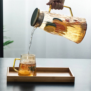 Chất lượng cao cao Borosilicate lọ thủy tinh Glacier xuất hiện khuôn mẫu nồi và cốc cho trà cà phê hoa phục vụ với xử lý - Product Image 2