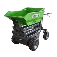 KONSTANT Dumper à pointe haute 500kg Mini roue de chargeur frontal hydraulique pour Offre Spéciale agricole Pompe de boîte de vitesses d'occasion