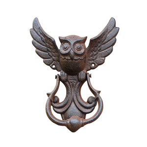 Fabricación de Aldabas de puerta de pájaro marrón antiguo para puerta delantera <span class=keywords><strong>aldaba</strong></span> de puerta en forma de pájaro de <span class=keywords><strong>hierro</strong></span> fundido - Product Image 5