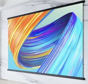 100 인치 수동 벽걸이 형 프로젝터 스크린 3D ALR 90% 프레넬 PET 크리스탈 4K 시네마 가정용 16:9 해상도 - Product Image 2