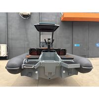 Bateau semi-rigide (RHIB) de 6 m pour 10 personnes, en Hypalon Achilles, avec cabine à toit rigide, luxe, pour relevés, fabrication chinoise, faible MOQ