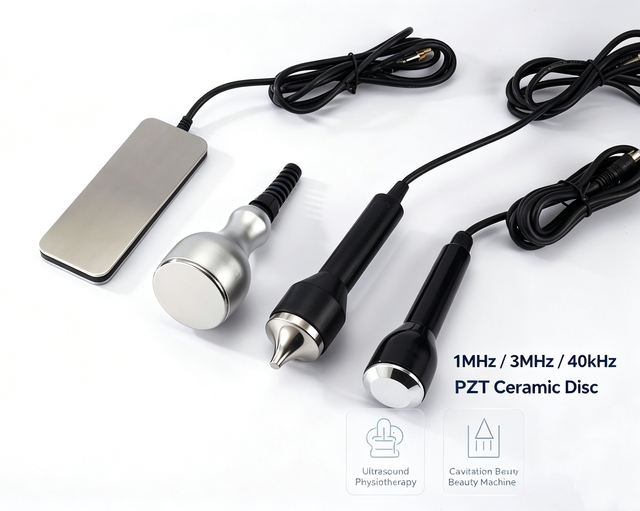 Ultrasonic Piezoelectric Transducer 1mhz 3mhz 40k PZT Ceramic Disc for Ultrasound Therapy Physiotherapy Cavitation Machine Parts