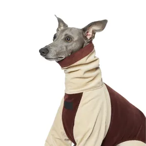 Oem ODM thiết kế sang trọng pháp Dog quần áo tùy chỉnh greyhound lông cừu áo cho tất cả các giống 4 chân ngoài trời Tay Áo Cổ cho mùa hè - Product Image 2