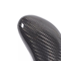Couverture décorative de pommeau de levier de vitesse en fibre de carbone véritable pour Porsche Cayenne 2004-2007, garniture de protection intérieure